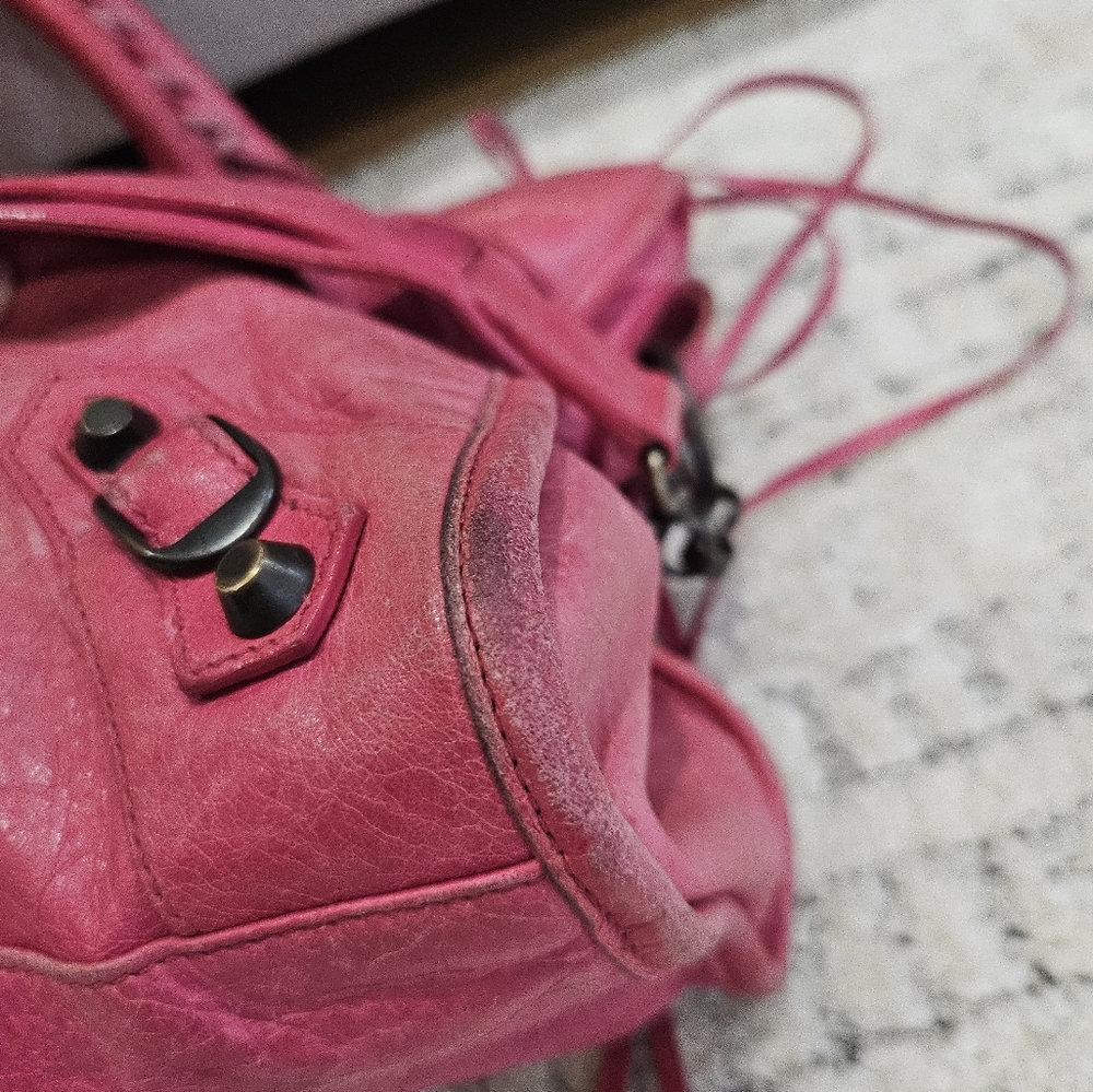 Balenciaga Hot Pink City Bag - Picture 8 of 16